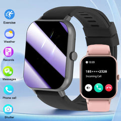 Smart Watch, 1.83 HD Display Clear and vibrant screen, Bluetooth Call Make and receive calls directly from the watch, Multi-function Modes, Remote Control Self-timer, Waterproof
