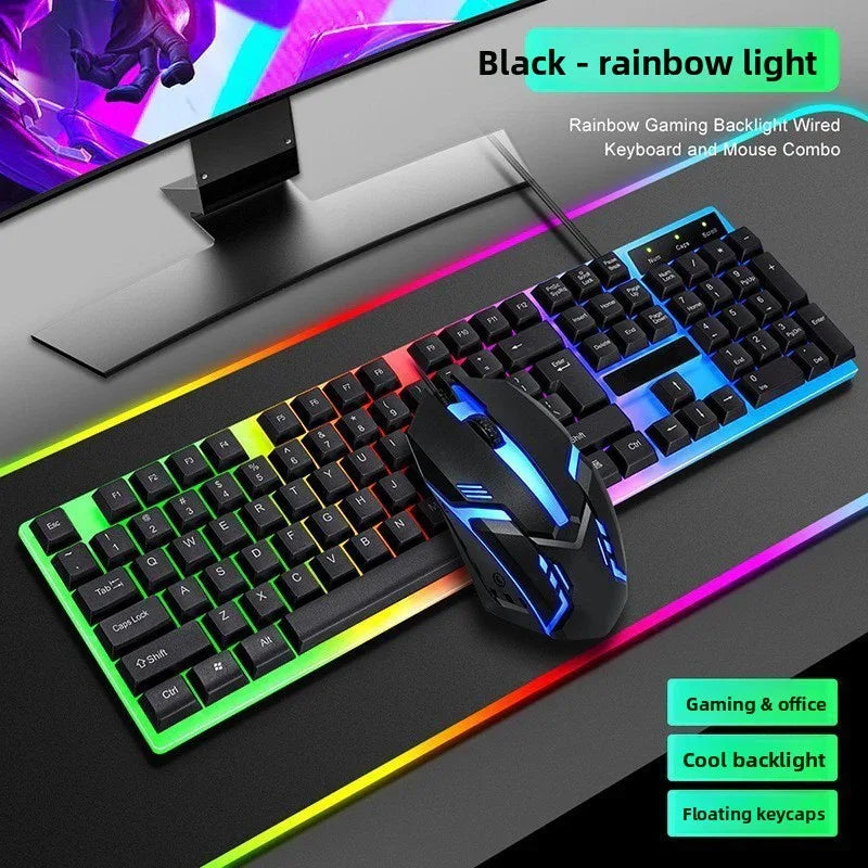 Mechanical Keyboard and Mouse Set for Enhanced Gaming Experience - ZeeTec Store