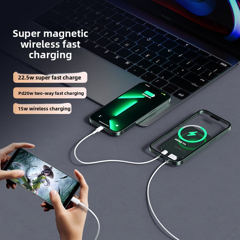 Magnetic Slim Wireless Battery Fast Charger