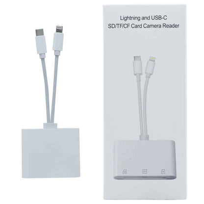 Multi-Function Card Reader for Apple and Type-C Devices