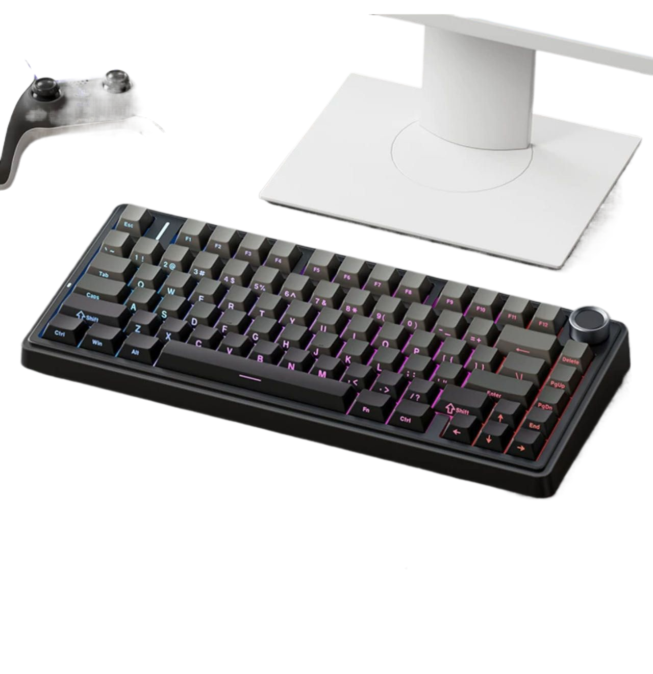 Aula F75 Custom Mechanical Keyboard Gasket Structure Hot-Swappable RGB Backlight