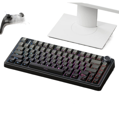 Aula F75 Custom Mechanical Keyboard Gasket Structure Hot-Swappable RGB Backlight