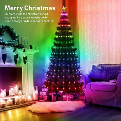 Smart Christmas Tree Light Strings with App Control