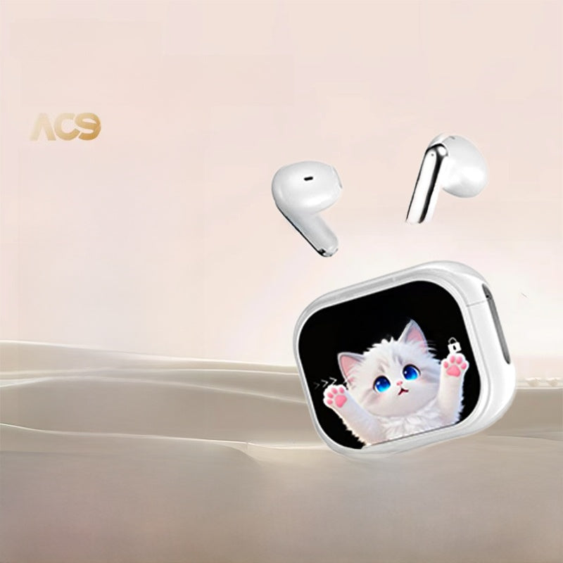Noise reduction half ear AI smart translation Bluetooth headset