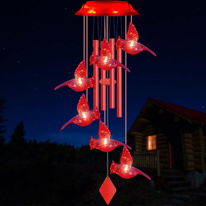 Solar garden lamp LED Lighting Wind Chine Design for Festive Season