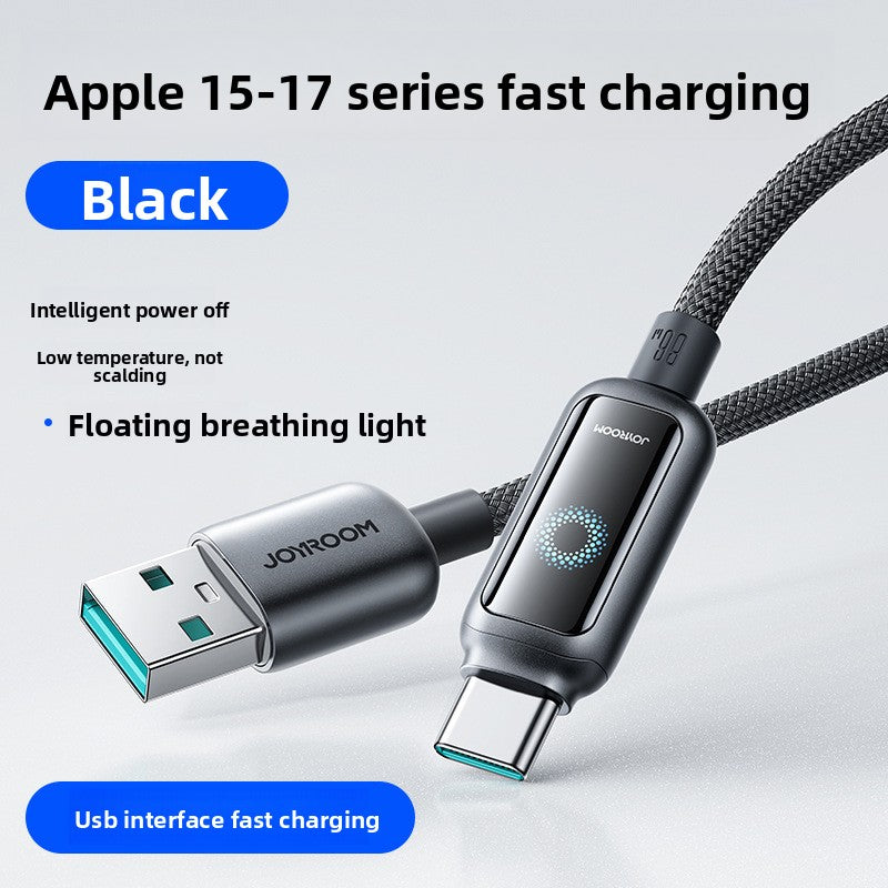 Smart Power-Off Fast Charging Cable with Indicator Light