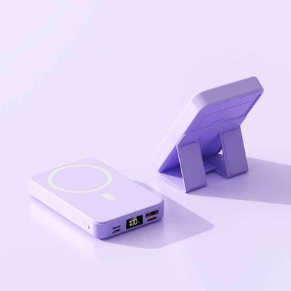 Magnetic Wireless Power Bank with Stand