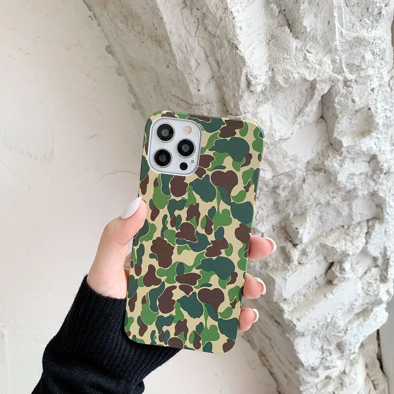 Camouflage Pattern Hard Phone Case for iPhone - ZeeTec Store
