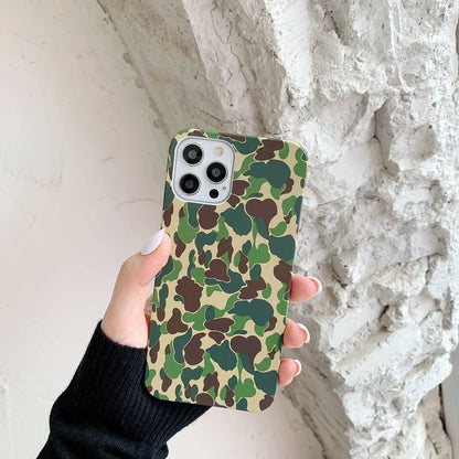 Camouflage Pattern Hard Phone Case for iPhone - ZeeTec Store