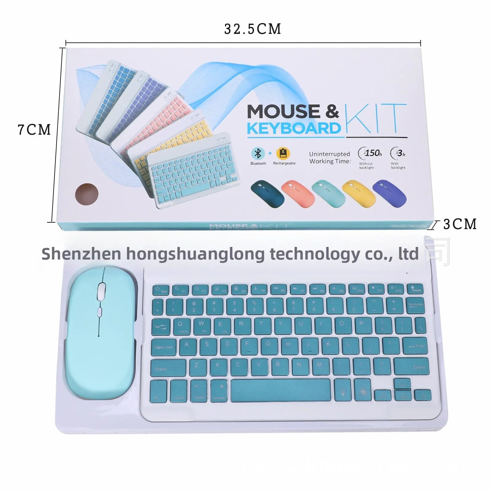 Bluetooth Keyboard and Mouse Combo for Ultimate Wireless Productivity - ZeeTec Store