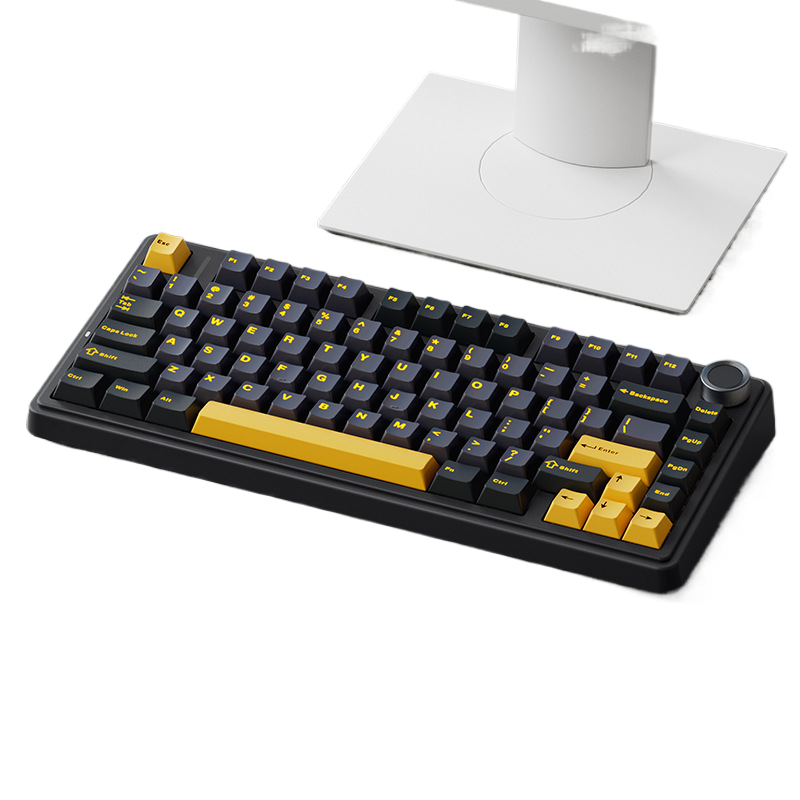 Aula F75 Custom Mechanical Keyboard Gasket Structure Hot-Swappable RGB Backlight