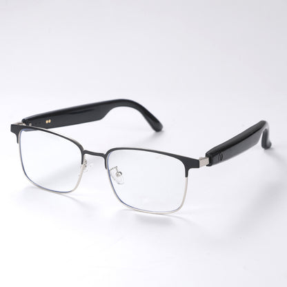 Smart Bluetooth Glasses with Color-Changing Lenses and Wireless Headphones