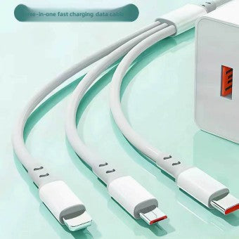 Compatible Fast Charger with 3-in-1 Cable