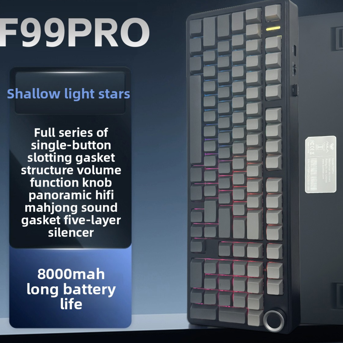 Aula F99 Pro Mechanical Kayboard Custom