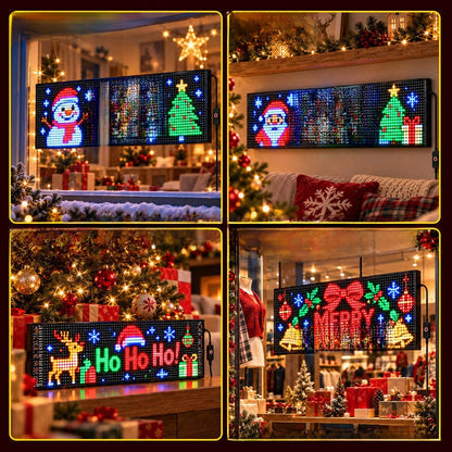 Smart DIY Display Light Flexible Soft LED Screen. Freely program text, animations, and patterns