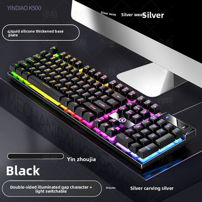 Silver Carving K500 Wired Gaming Keyboard