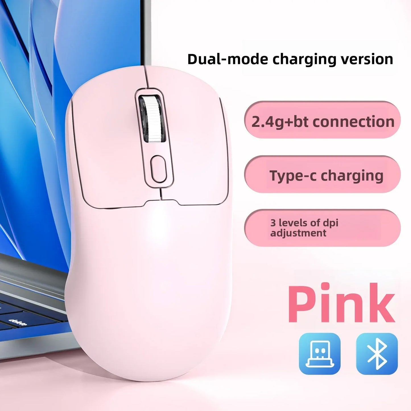 Wireless Computer Mouse - Ergonomic Design and Long Battery Life - ZeeTec Store