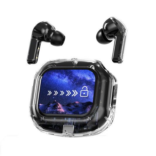 Transparent LCD Bluetooth Headset with Noise Cancellation
