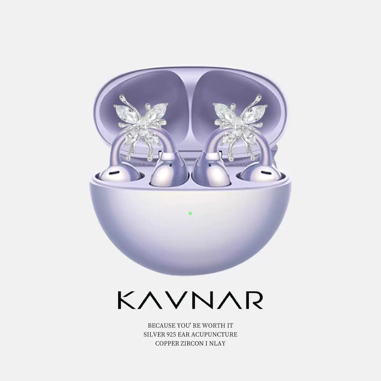Fashion Diamond Earphone Clip Accessories