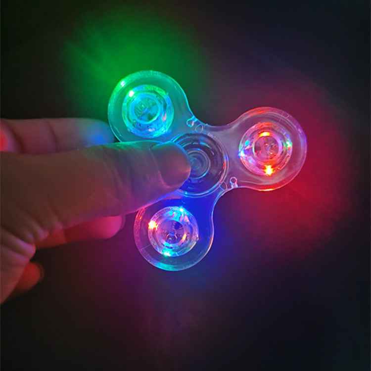 LED Crystal Fidget Spinner Stress Relief Toy