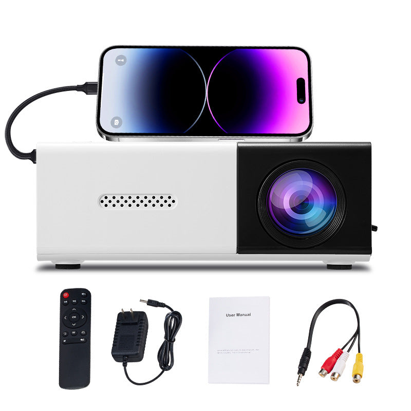 Mini Micro Projector, Portable Design: Compact and lightweight mini, 1080P Support: Delivers high-definition visuals, Versatile Compatibility & Multiple Color Options