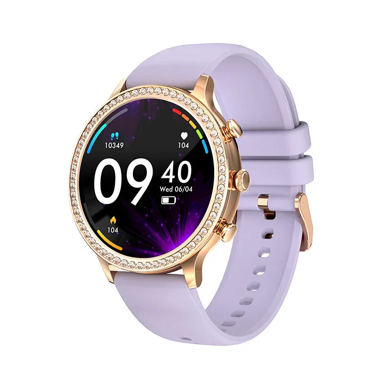 Smart Wristwatch with Health Tracking | 1.32-Inch Round Display, Bluetooth Connectivity, Heart Rate, Blood Pressure, Blood Oxygen Monitoring, Waterproof, Up to 7 Days Battery - ZeeTec Store