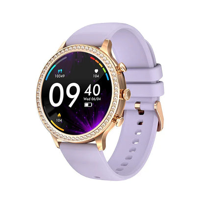 Smart Wristwatch with Health Tracking | 1.32-Inch Round Display, Bluetooth Connectivity, Heart Rate, Blood Pressure, Blood Oxygen Monitoring, Waterproof, Up to 7 Days Battery - ZeeTec Store