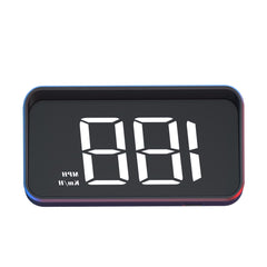 Head-up display Projects speed and driving data onto the car windshield for safer driving. Universal compatibility