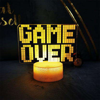 New 3D Visual Game Decoration Lamp. Create gaming e-sports atmosphere