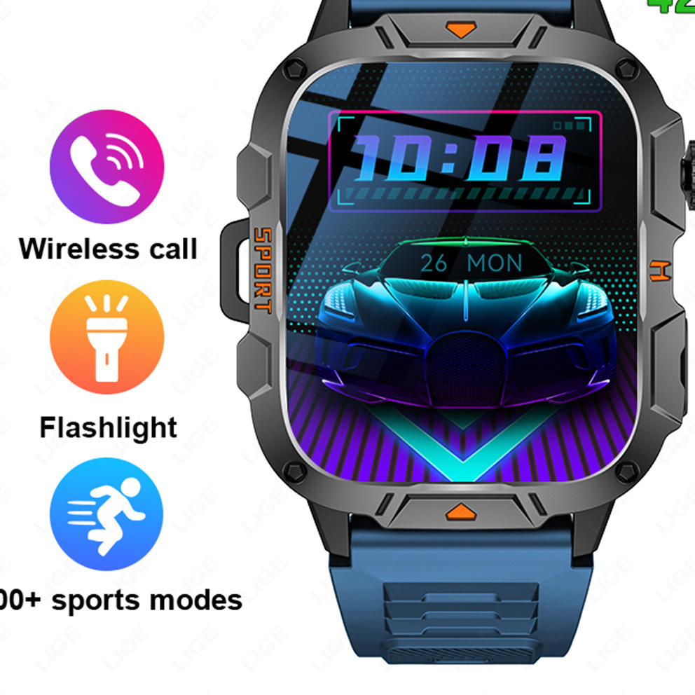 Lige Multifunctional Health Smart Watch with Bluetooth Call