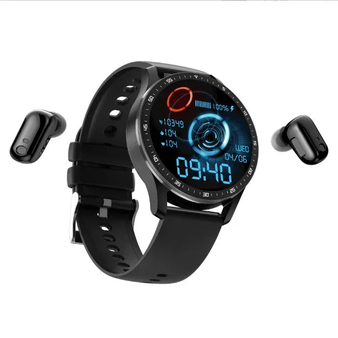 High Quality Smart Sports Watch with 1.39” HD Touch IPS Display, Built-in TWS Headset, Bluetooth Call & SMS, Health Monitoring, Sleep Tracking, Social Apps, Games, Wireless Charging, Up to 7 Days Battery Life - ZeeTec Store