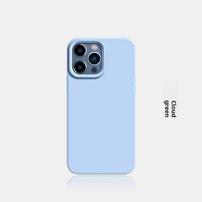 New Liquid Silicone Solid-Color Phone Case Shockproof