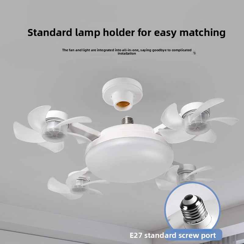 Smart LED Ceiling Fan Light with Remote Control