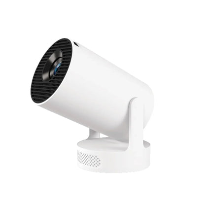 HY Portable Projector High Brightness 210 Ansi LM, 35-130 Inch Projection Size, HiFi Sound Enhanced Audio Quality - ZeeTec Store