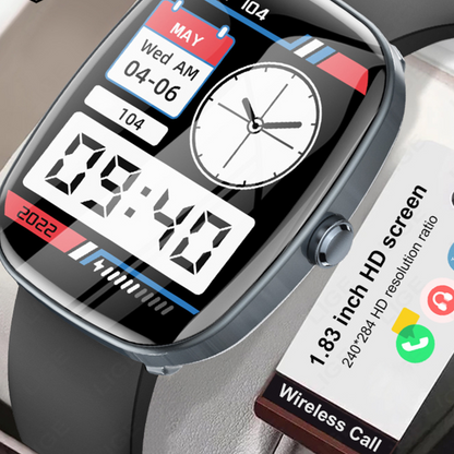 Lige S5 Bluetooth Smart Watch with Health Monitoring