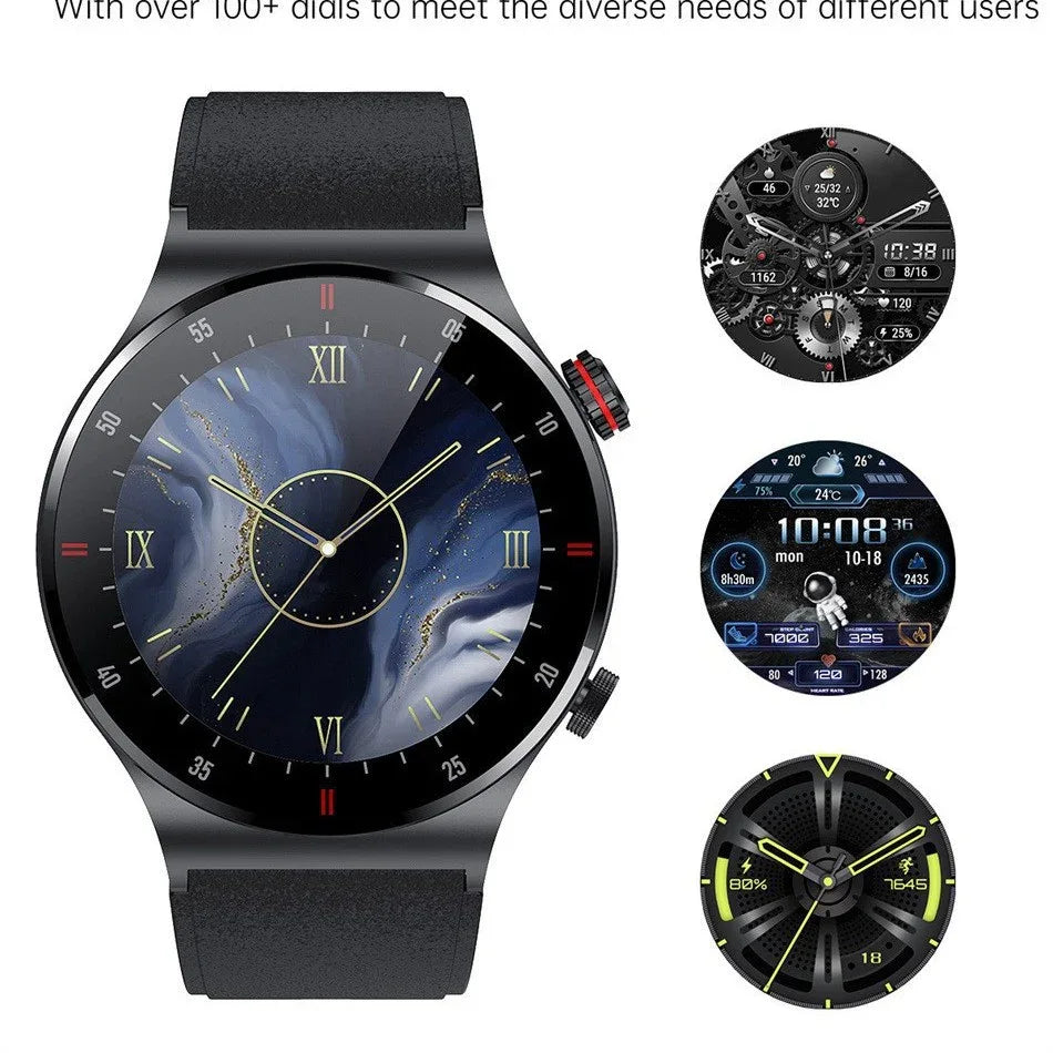 Bluetooth Smart Watch with Health Monitoring,1.28” IPS Full Touch Screen,Bluetooth Calling| Remote Camera Control|Step counting|activity tracking|heart rate|blood pressure|blood oxygen|sleep,Battery Up to 7 days - ZeeTec Store
