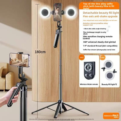 Telescopic Bluetooth Tripod with Remote