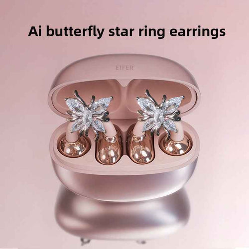 Butterfly Ear Clip Wireless Bluetooth Earphones