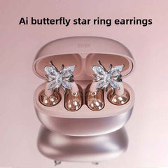 Butterfly Ear Clip Wireless Bluetooth Earphones