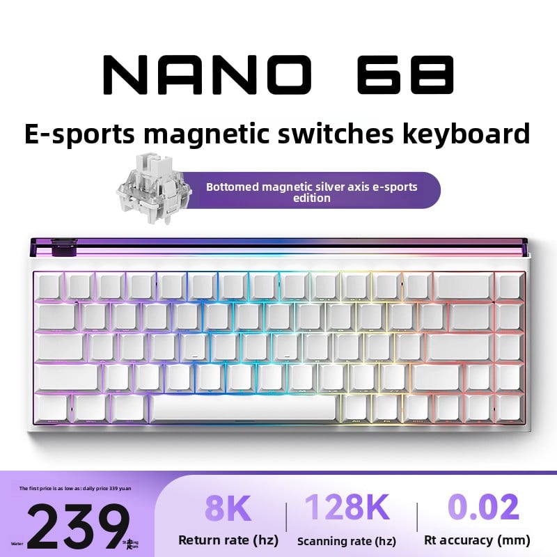 Madlions magnetic switch gaming keyboard 8k