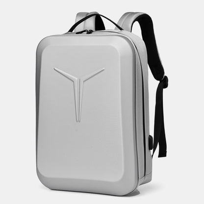 Hard Shell Laptop Backpack with Reflective Strips