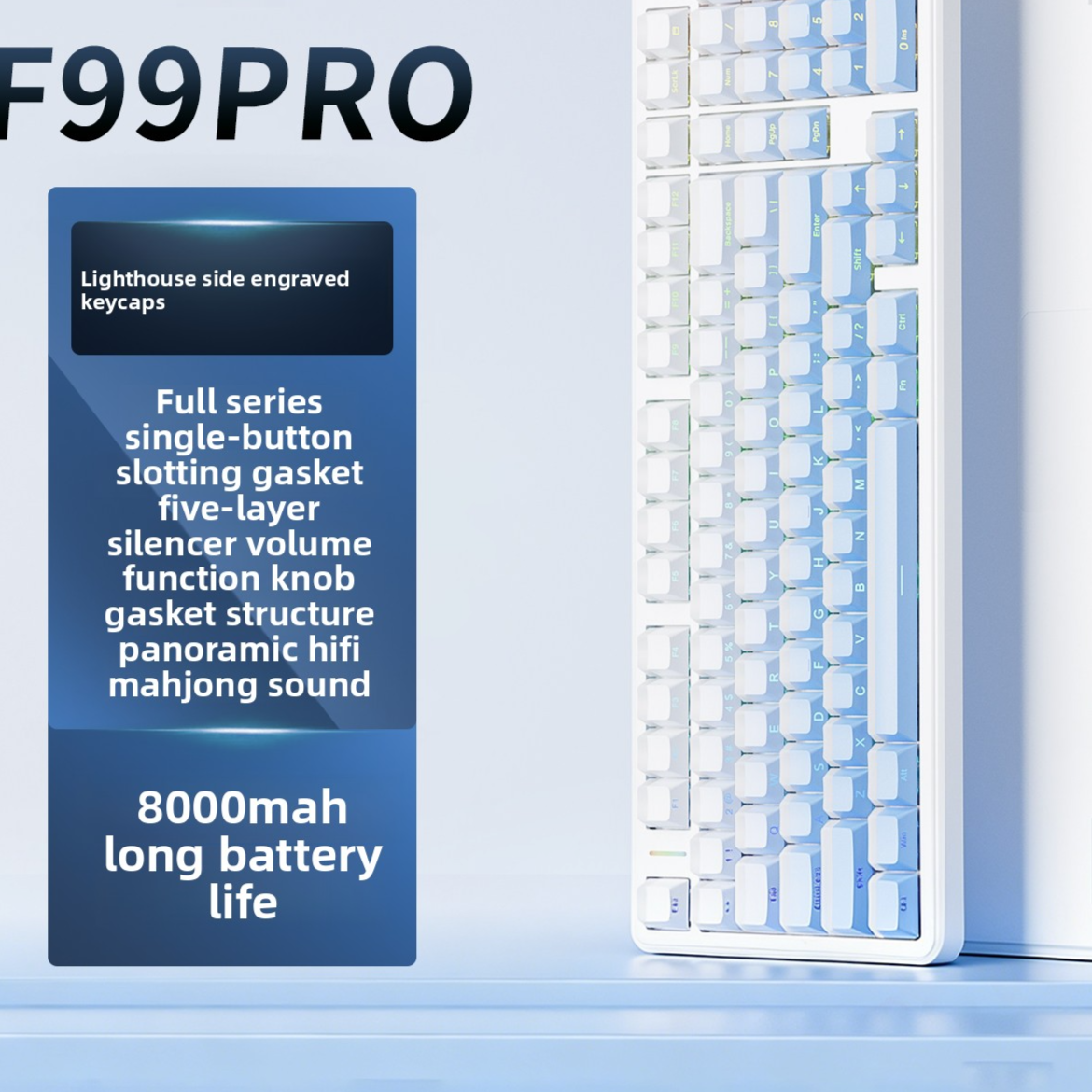 Aula F99 Pro Mechanical Kayboard Custom