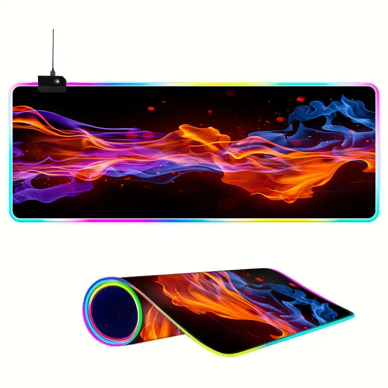 Colorful LED Mouse Pad for Enhanced Gaming Experience - Super Large Luminous Design - ZeeTec Store