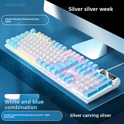 Silver Carving K500 Wired Gaming Keyboard