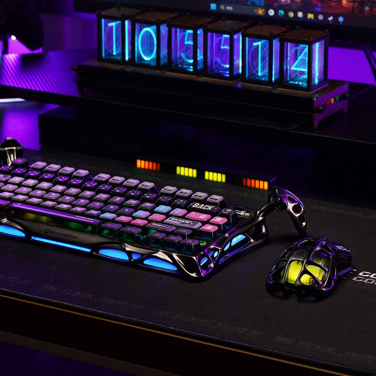 Mercury Wireless Mechanical Gaming Keyboard RGB Backlit
