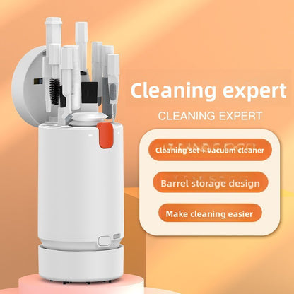Multifunctional cleaning set for computer keyboard brush