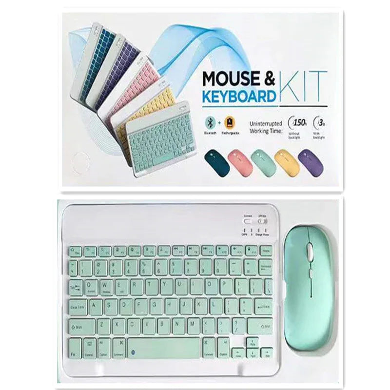 Bluetooth Keyboard and Mouse Combo for Ultimate Wireless Productivity - ZeeTec Store