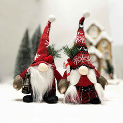 Knitted Hat Faceless Dwarf Doll Christmas Decoration