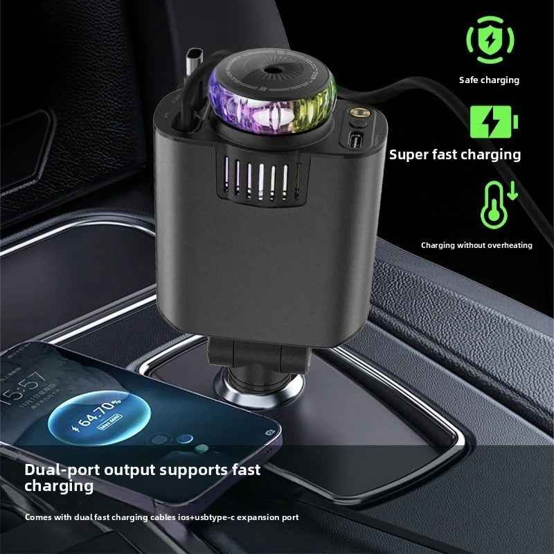 Five-in-one car aromatherapy charger