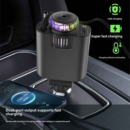 Five-in-one car aromatherapy charger